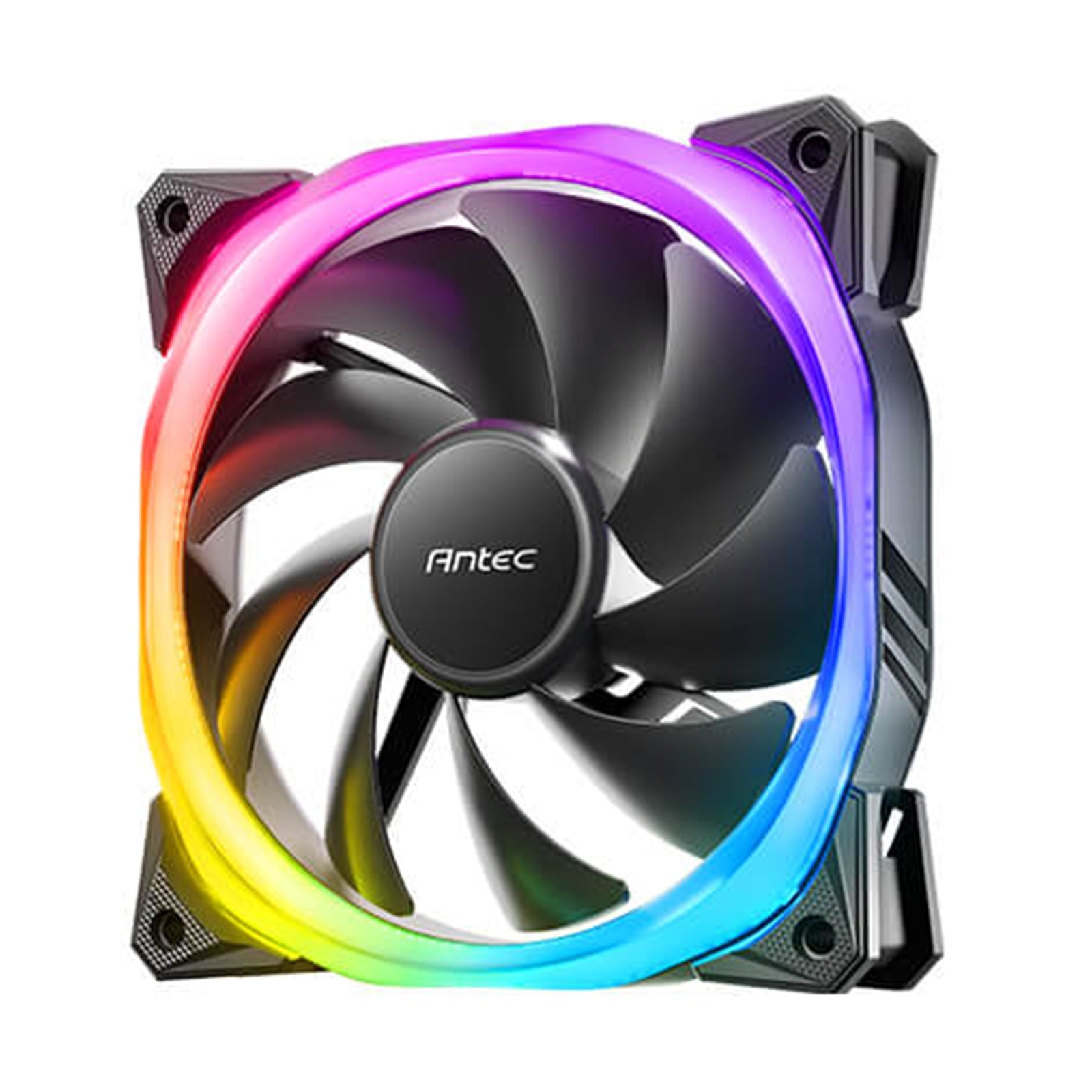 Antec Fusion 120mm ARGB PWM Fan - Hydraulic Bearing, 2000RPM, Black Antec Fusion 120mm ARGB PWM Fan - Hydraulic Bearing, 2000RPM, Black